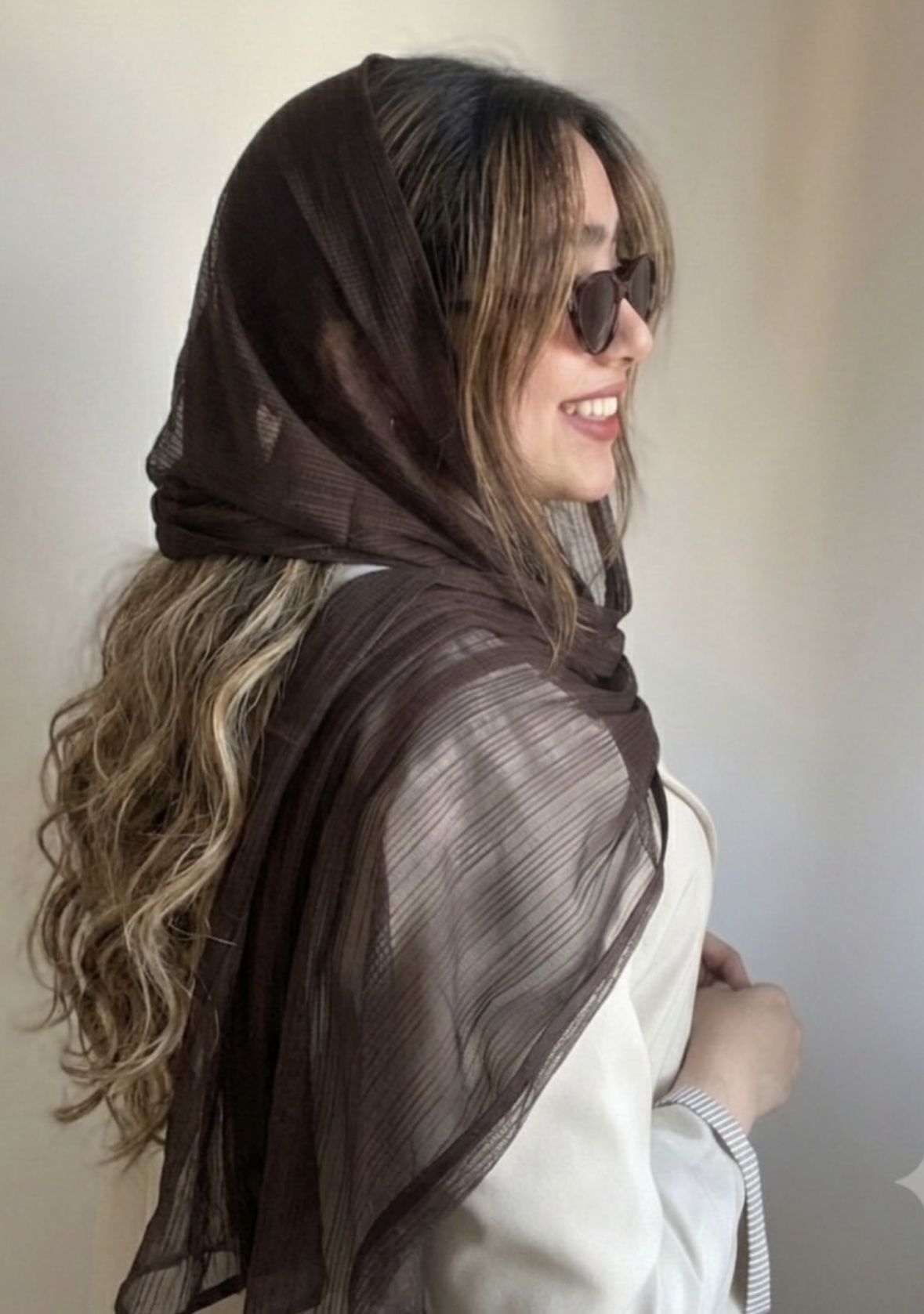 شال خطی تور